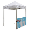 6 Foot Wide Tent Half Wall and Deluxe Stabilizer Bar Kit (Full-Color Full Bleed Dye-Sublimation)